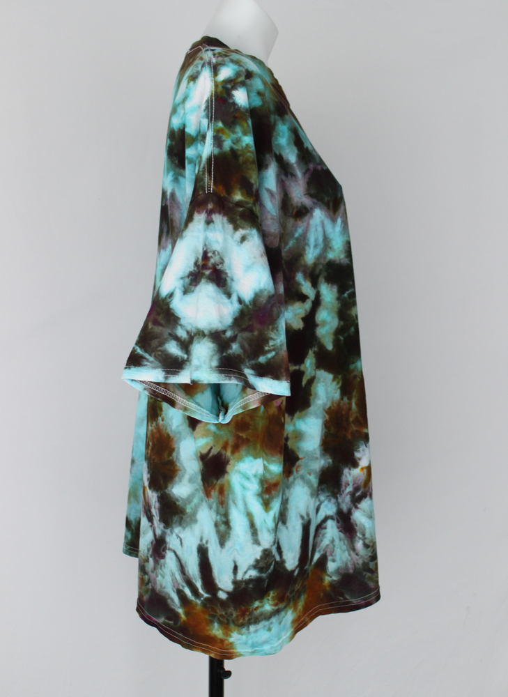 Men's t shirt ice dye size 3XL - Chaotic Adventure crinkle