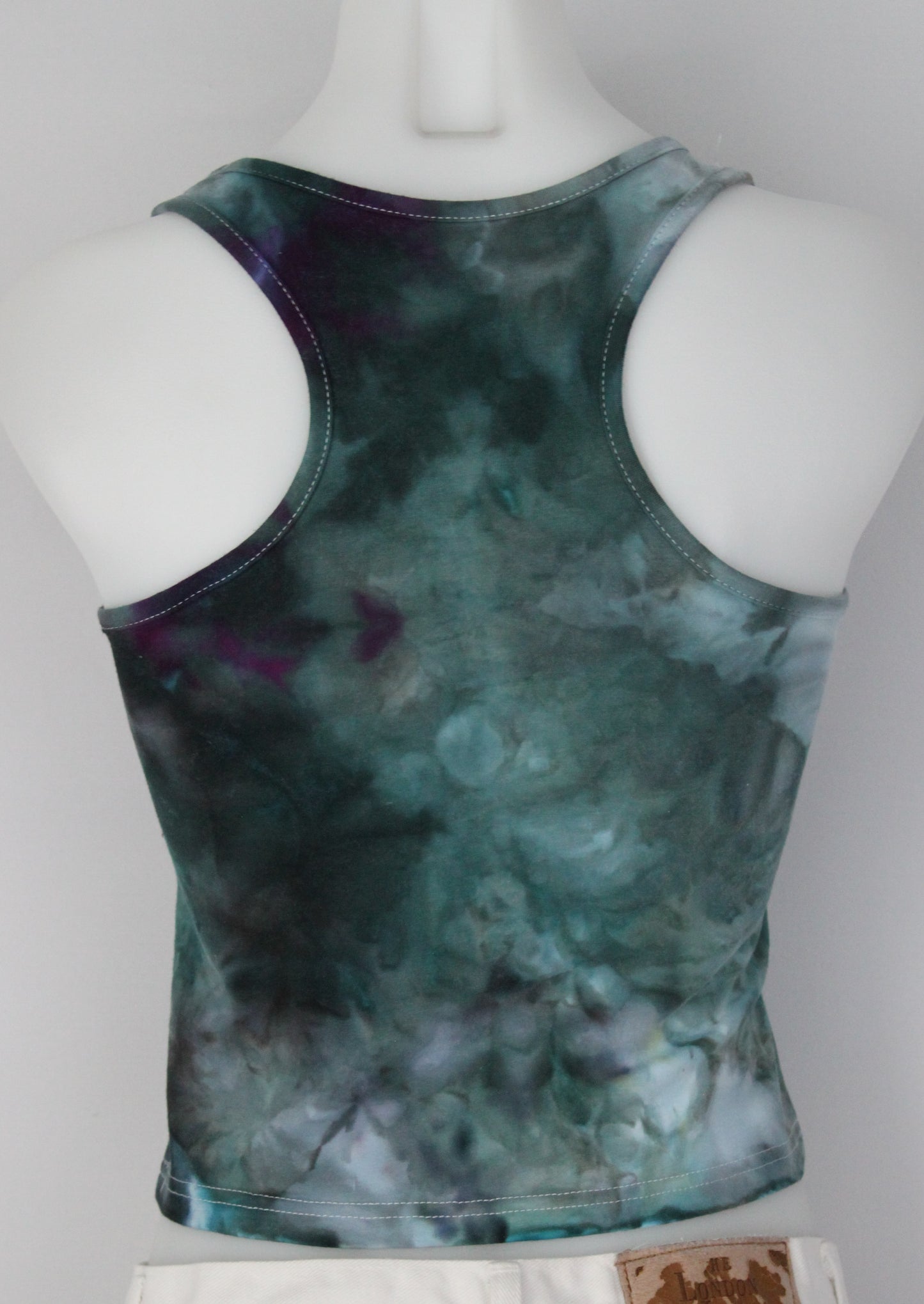 Crop top Racer back size Small - Color Splash mega eye