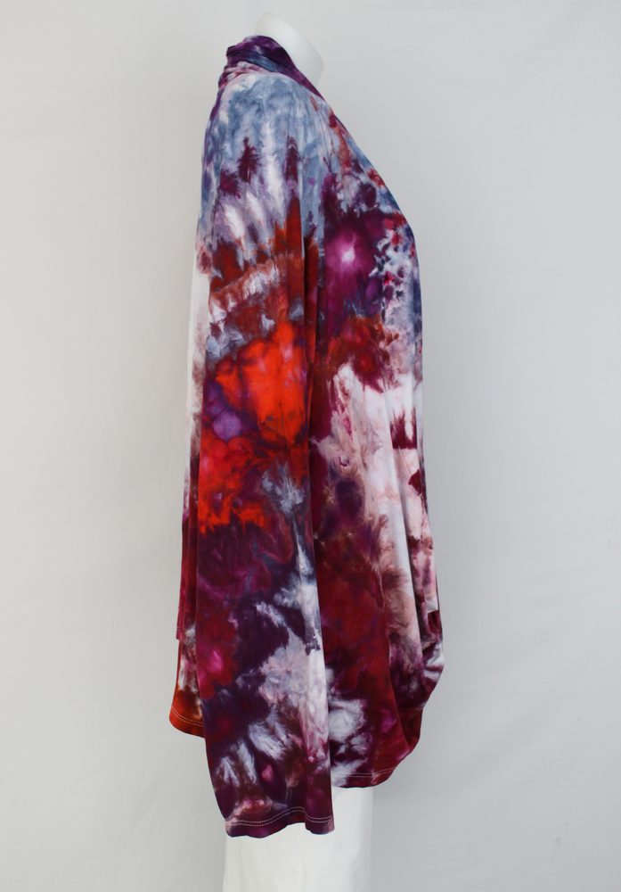 Criss Cross Tunic size 3XL - Sunset Blush crinkle