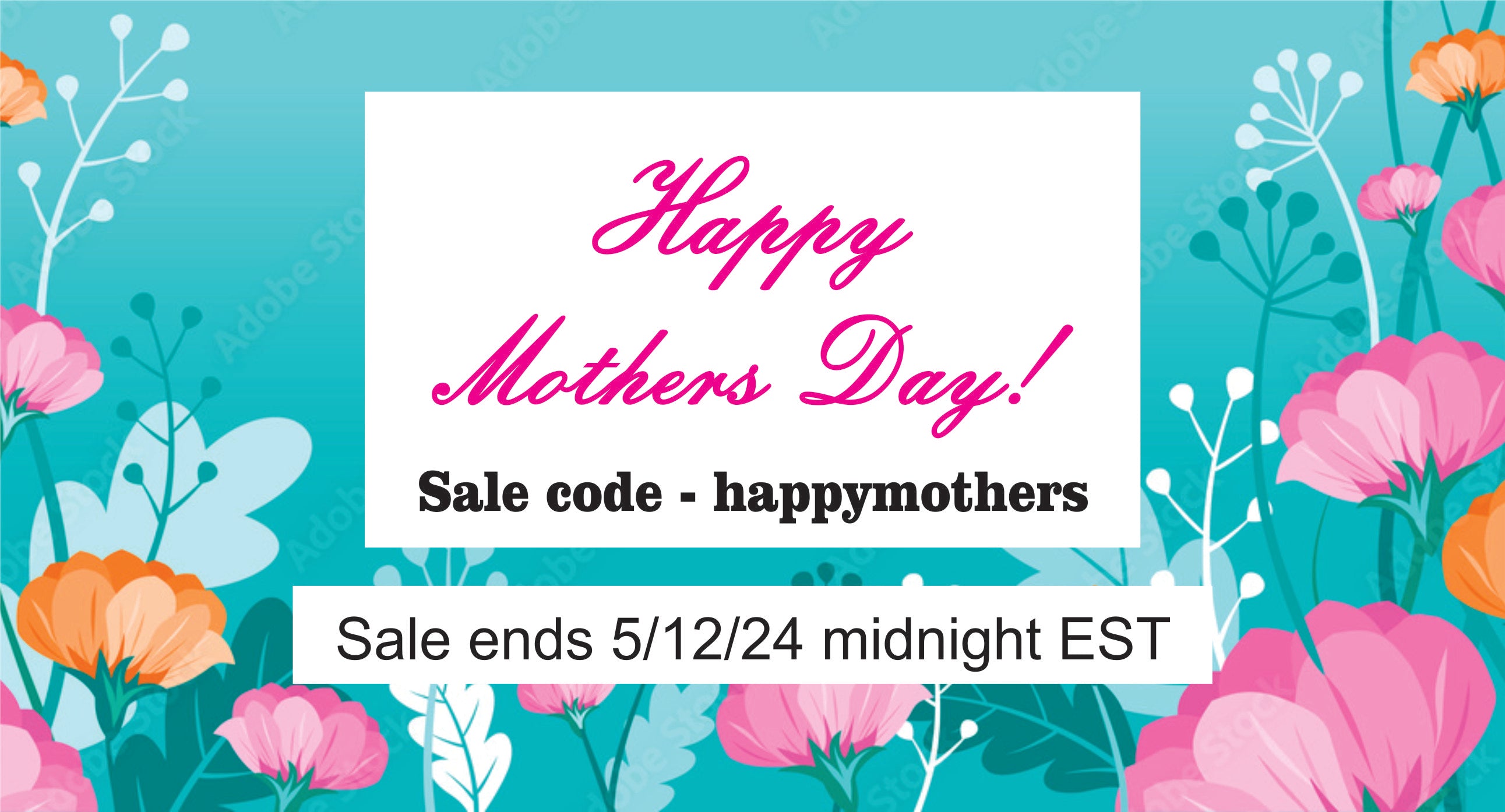Mother's day SALE - 80% off NOW until midnight EST Sunday!