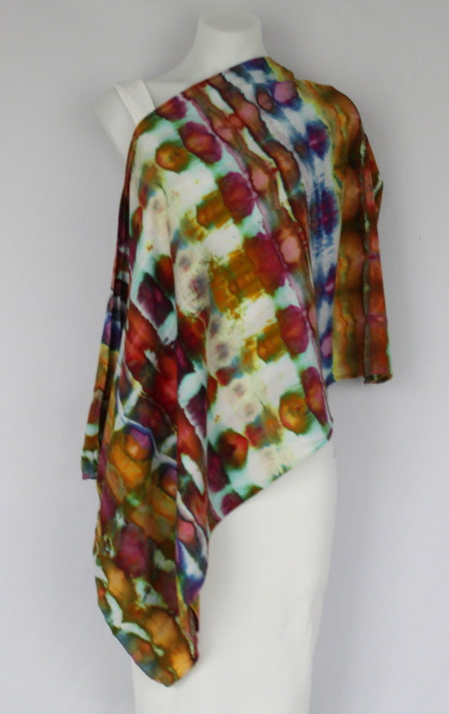 Rayon Infinity Scarf - Confetti stained glass