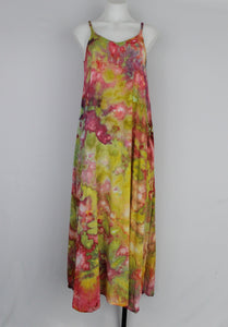 Slip on dress size Small - Electric Sun crinkle