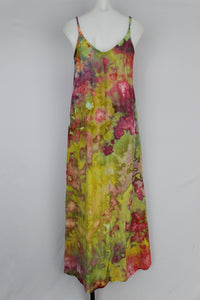 Slip on dress size Small - Electric Sun crinkle