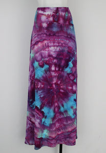 Maxi Skirt - size XL - Tranquil Waters spiral – A Spoonful of Colors