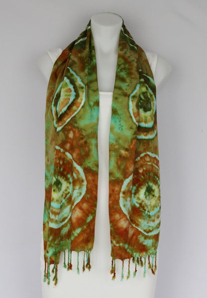 Rayon Scarf - Kauai bulls eye