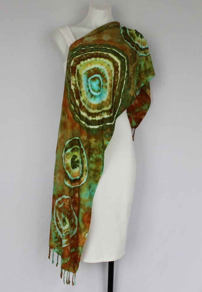 Rayon Scarf - Kauai bulls eye