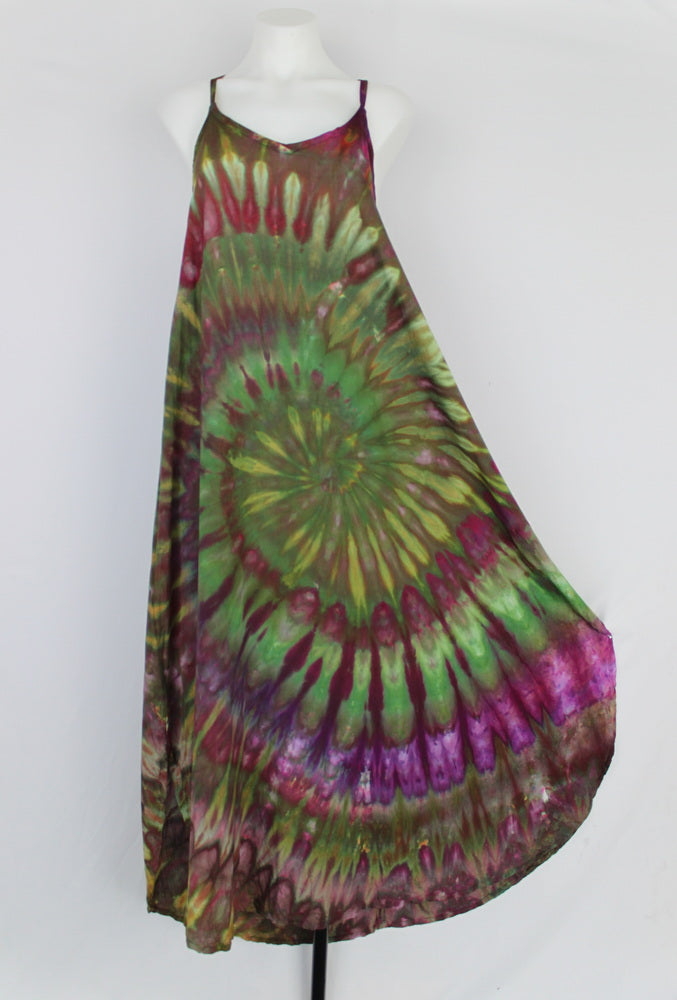 Slip on Maxi Dress size XL - Kimmy's Purple spiral