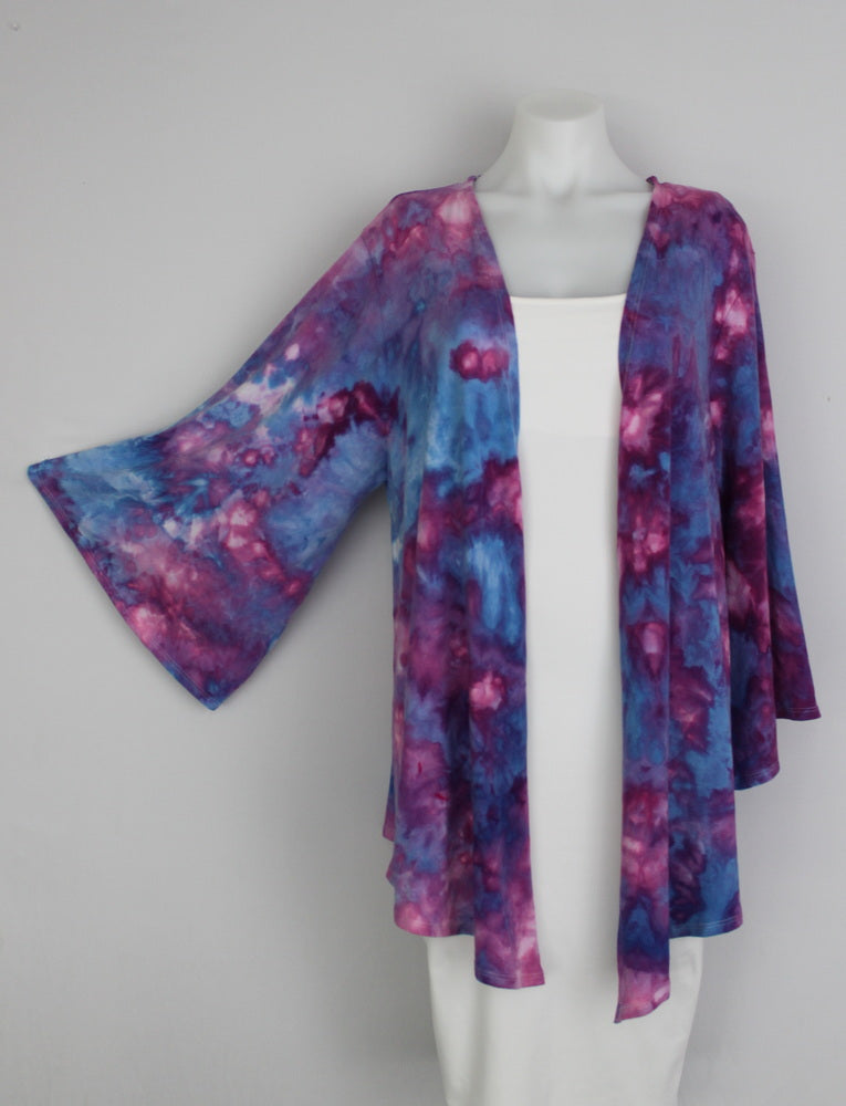 Kimono size Small - Lavender Garden crinkle