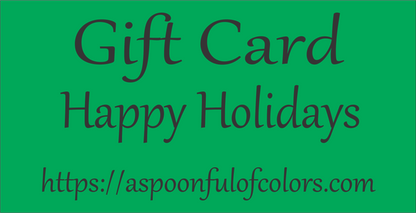 A Spoonful of Colors Gift Card