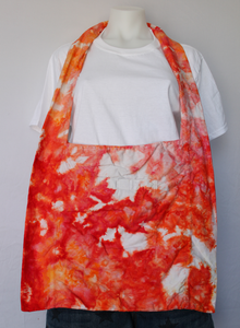 Ice dye Shoulder bag cotton - Angel Wing crinkle