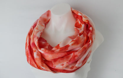 Rayon Infinity Scarf - Angel Wing mega eye