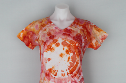 Tie dye shirt Ladies size medium ice dye - Angel Wing mega eye