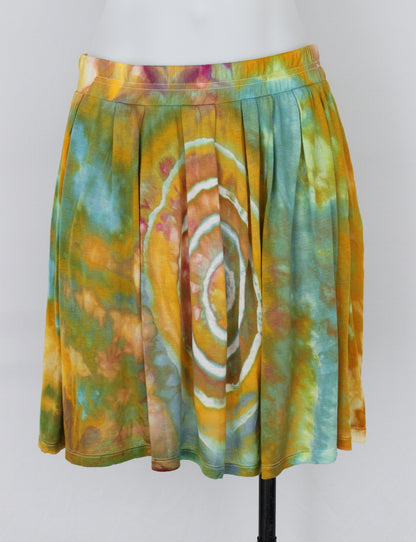 Mini Skirt - size Large - Artshow Painting bulls eye