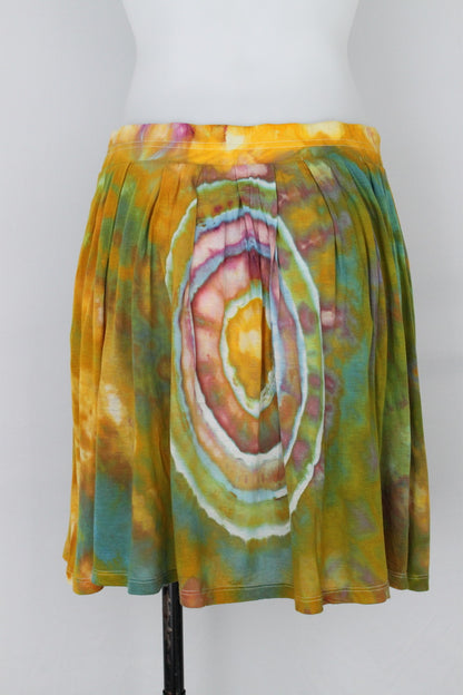 Mini Skirt - size Large - Artshow Painting bulls eye