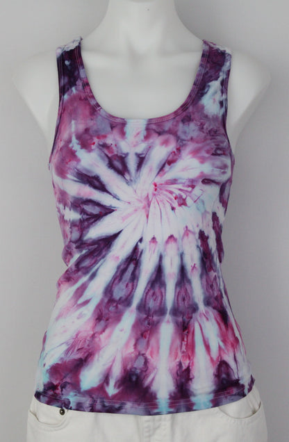 Women's tank top size Medium - Grape Splash spiral