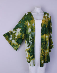 Kimono size Small - Grass is Greener crinkle