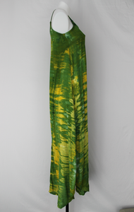 Rayon Slip on Maxi Dress - size XS- Grass is Greener snakeskin