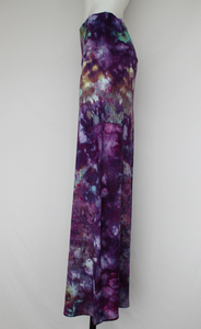 Maxi Skirt - size Large - ice dye - Helen's Iris Patch crinkle