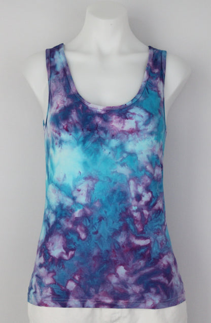 Women's tank top size Large - Jessamine Blue crinkle