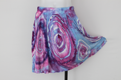 Mini Skirt - size Medium - Lavender Garden bullseye