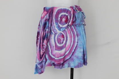 Mini Skirt - size Medium - Lavender Garden bullseye