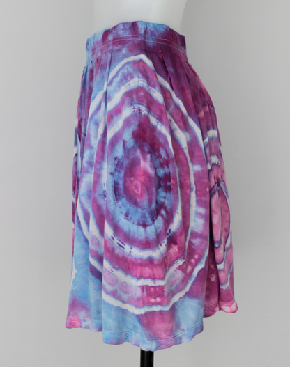 Mini Skirt - size Medium - Lavender Garden bullseye