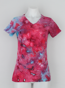 Ladies t shirt size Small - ice dye - Little China Girl crinkle