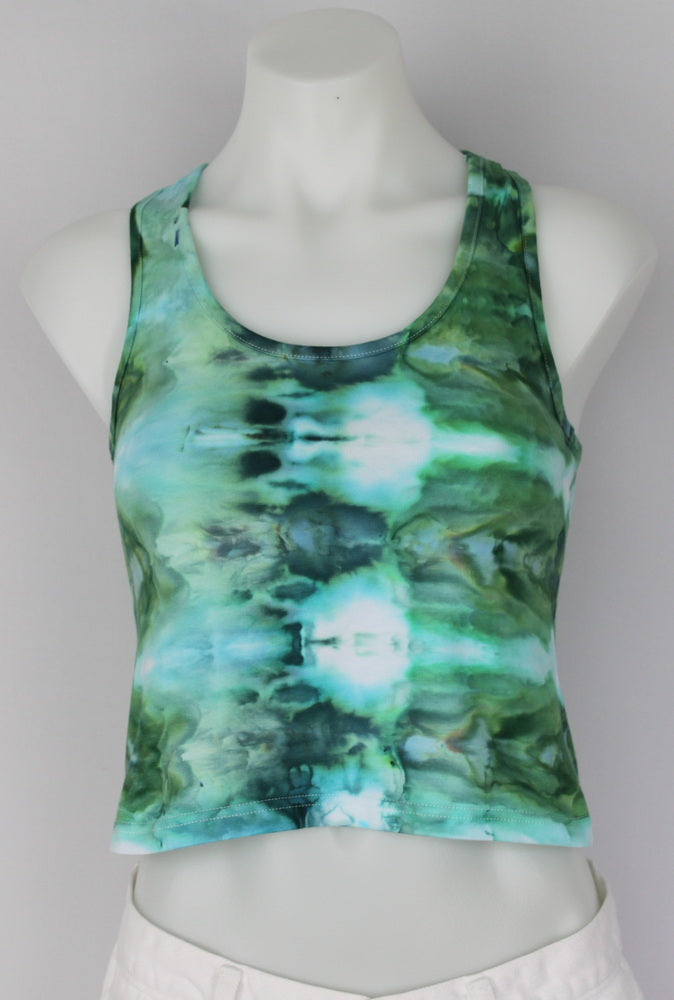 Crop top Racer back size Medium - Mermaid's Tale stained glass