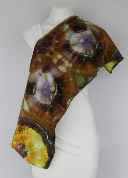 Cotton Infinity Scarf - ice dye - Na's Favorite bulls eye