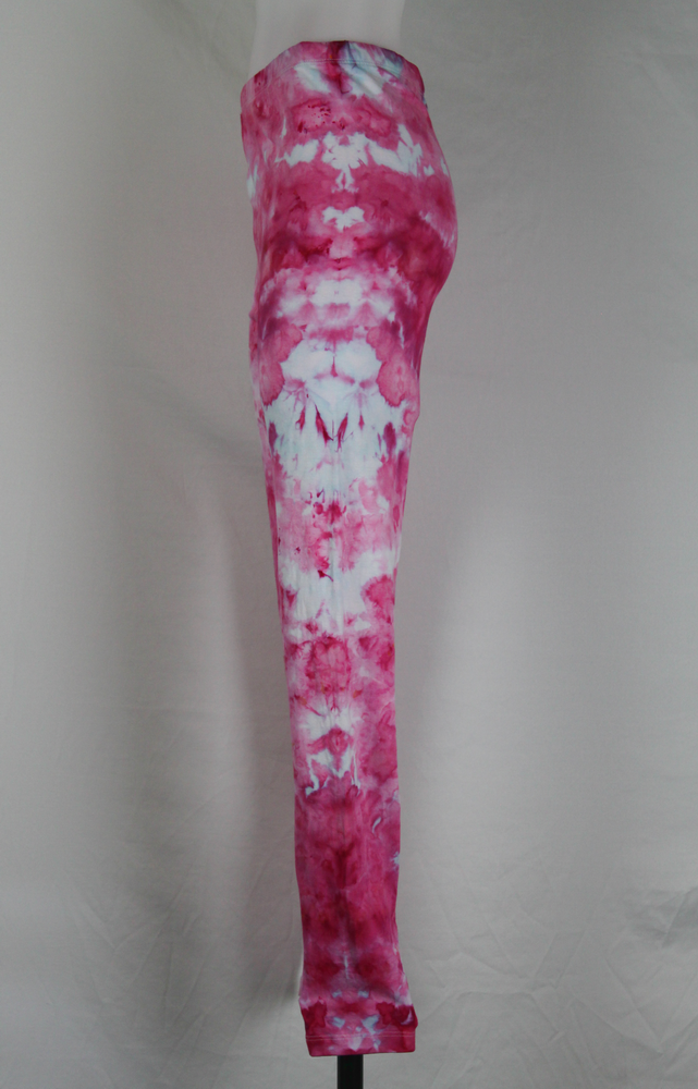 Tie dye Leggings size Medium - ice dye - Pretty in Pink (1) – A