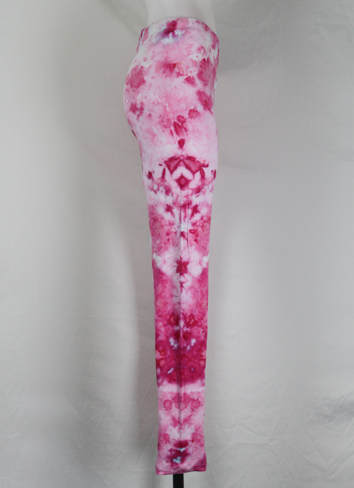 Tie dye Leggings size Medium - ice dye - Pretty in Pink (1) – A