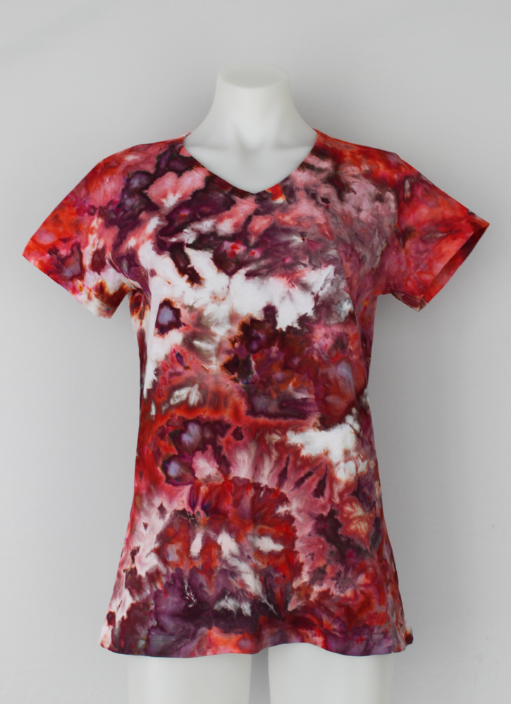 Ladies tie dye shirt size medium ice dye - Spring Blooms