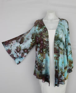 Kimono jacket - size Medium - Undercurrent crinkle