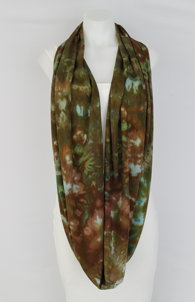 Rayon Infinity Scarf - Wilderness crinkle