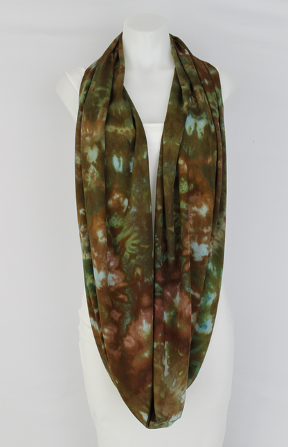 Rayon Infinity Scarf - Wilderness crinkle