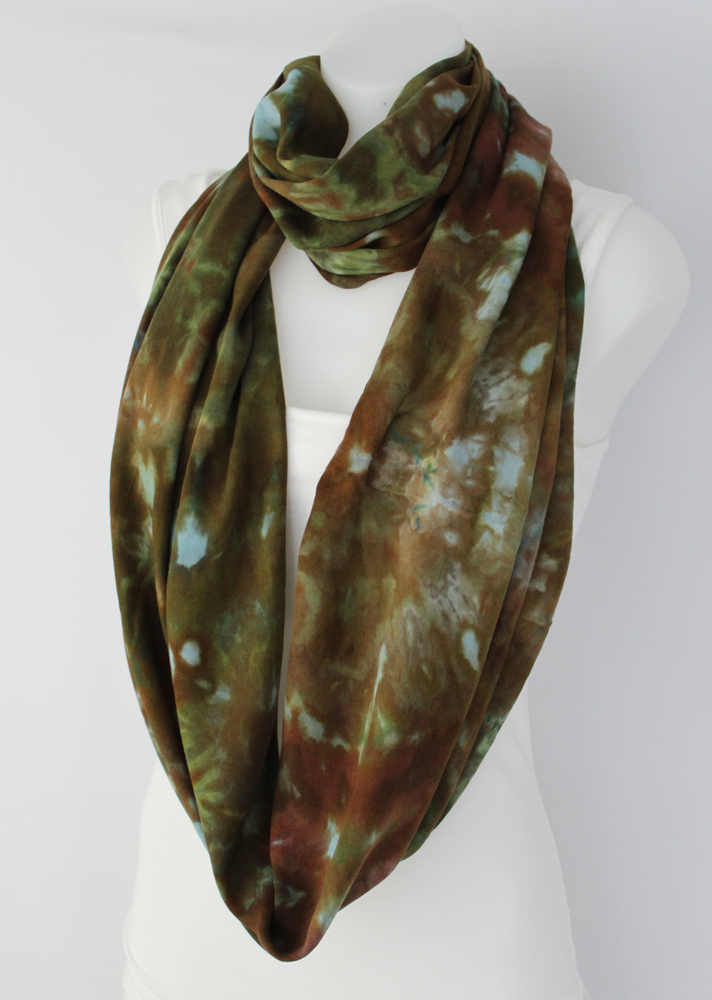 Rayon Infinity Scarf - Wilderness crinkle