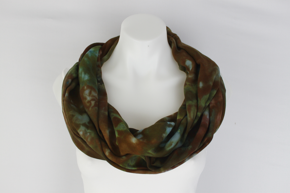 Rayon Infinity Scarf - Wilderness crinkle